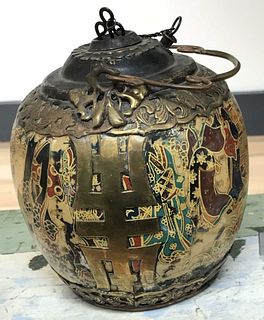 Antique Chinese Ceramic Opium Water Pipe