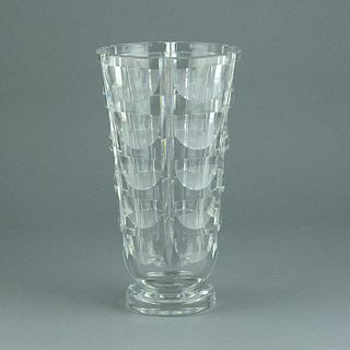 Modern Simon Gate for Orrefors Faceted Glass Vase