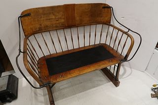 Antique American Carriage or Buggy Seat, 19th C.
