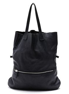 Leather Long Tote / Handbag