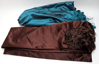 Taffeta Tablecloths / Covers with Fringe, 2