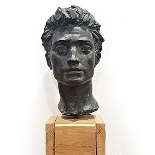 Marino Mazzacurati (Galliera 1907-Parma 1969)  - Head - Study for Lebaneses Martyres Monument, 1958