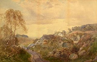 Frank Gresley Watercolor Landscape