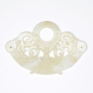 Fine Antique Chinese Pierced Jade Plaque