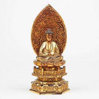 18th/19th c. Lacquered Bodhisattva