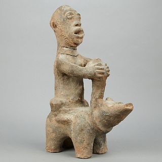 19th c. African Terracotta Figure Cote d'Ivoire