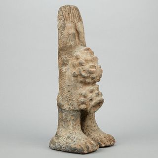 Akan African Terracotta Funerary Figure