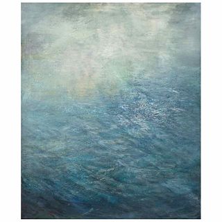 MANUELA GENERALI, Agua, Signed and dated 1992 on back, Oil on canvas, 47.2 x 39.3" (120 x 100 cm), Certificate