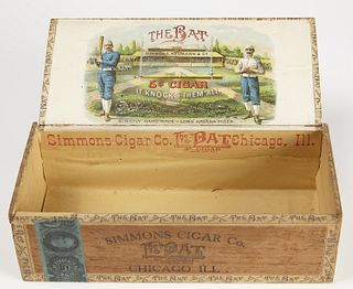 "The Bat 5 Cent Cigar" Cigar Box