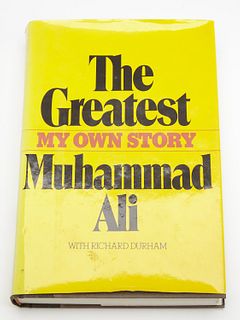 Autographed Muhammad Ali Book The Greatest