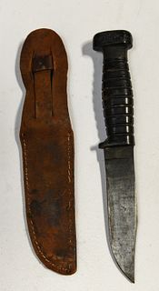 WW2 US Navy Knife with Lucite Handle
