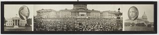 Two 1929 Hoover Inauguration Panoramic Photographs