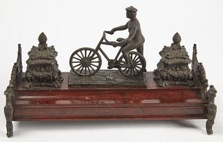 German Safety Bicycle Inkwell
