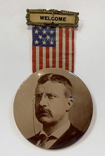 Teddy Roosevelt Campaign Pin