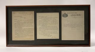 Teddy Roosevelt 1899 Signed Letter