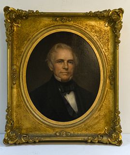 Pair of 19th c. Portraits Mayor of Hartford