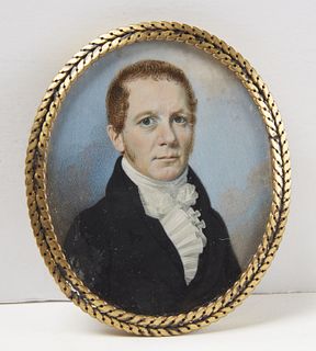 Matthew Henry Miniature Portrait