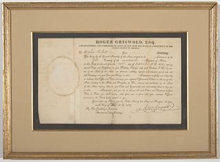 Rare Certificate of Service Continental Army 1780
