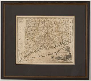 Amos Doolittle Map of Connecticut
