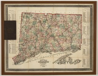 Tilden's New Map of Connecticut