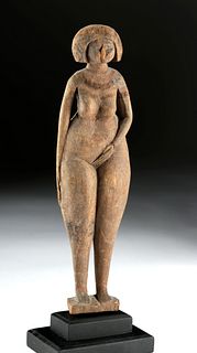 Rare Egyptian Wood Female Concubine C-14 Tested