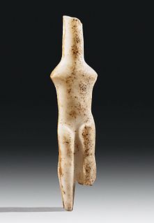 Cycladic Marble Idol - Louros Type w/ Art Loss Register