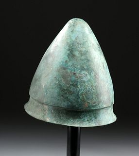 Etrusco-Italic Bronze Helmet - Negau Type Variant