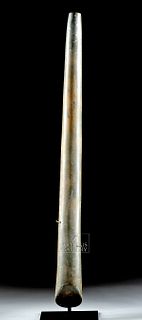 Enormous Ancient Bactrian Stone Idol / Ritual Staff
