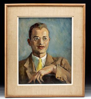 Framed William Draper Self Portrait, ca. 1932