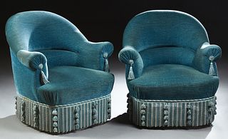 Pair of French Bergeres, 20th c