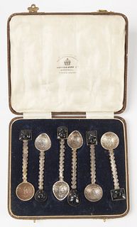 Mappin and Webb Aztec Silver Spoons