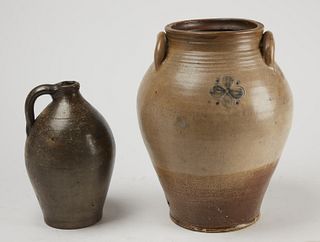 Early Stoneware Jar and Jug