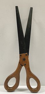 Carved Scissors Trade Sign