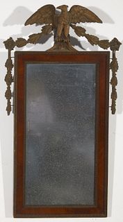 Antique Mirror with Eagle