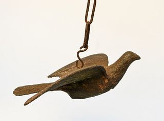 Early Cast Iron Dove Gate Weight