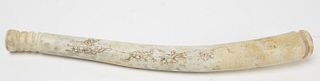 Eskimo Scrimshaw Oosik Bone