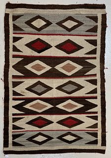 Navajo Rug and Navajo Saddle Blanket
