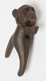 Carved Black Forest Monkey Nutcracker