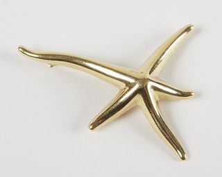 Tiffany 18K Elsa Peretti Starfish Pin