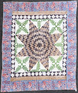 Fine Early American Star Quilt