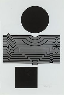 Victor Vasarely
(French/Hungarian, 1906-1997)
Luth