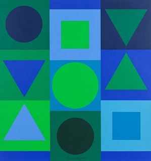 Victor Vasarely
(French/Hungarian, 1906-1997)
Affiche Avant La Lettre, 1967