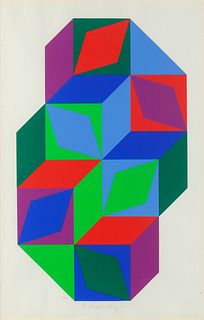 Victor Vasarely
(French/Hungarian, 1906-1997)
Fondation Maeght, 1968
