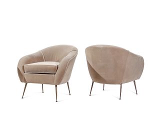 Contemporary
21st Century
Pair of Lounge Chairs in the Italian Modern Style