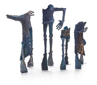Leslie Hawk
(American, 1953-2002)
Untitled Four Part Sculpture