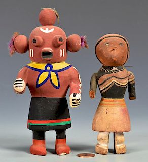 2 Hopi Kachina Dolls