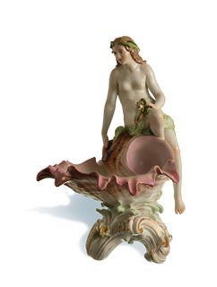 Meissen, Nymph on a Shell, Model P144