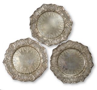 Graff, Washbourne and Dunn, 3 Sterling Plates