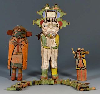 3 Southwest Dolls, Kachina Style