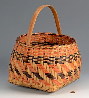 Cherokee Indian Rivercane Basket